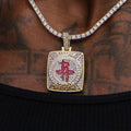 GLD PROMO Houston Rockets Championship Pendant - Yellow Gold