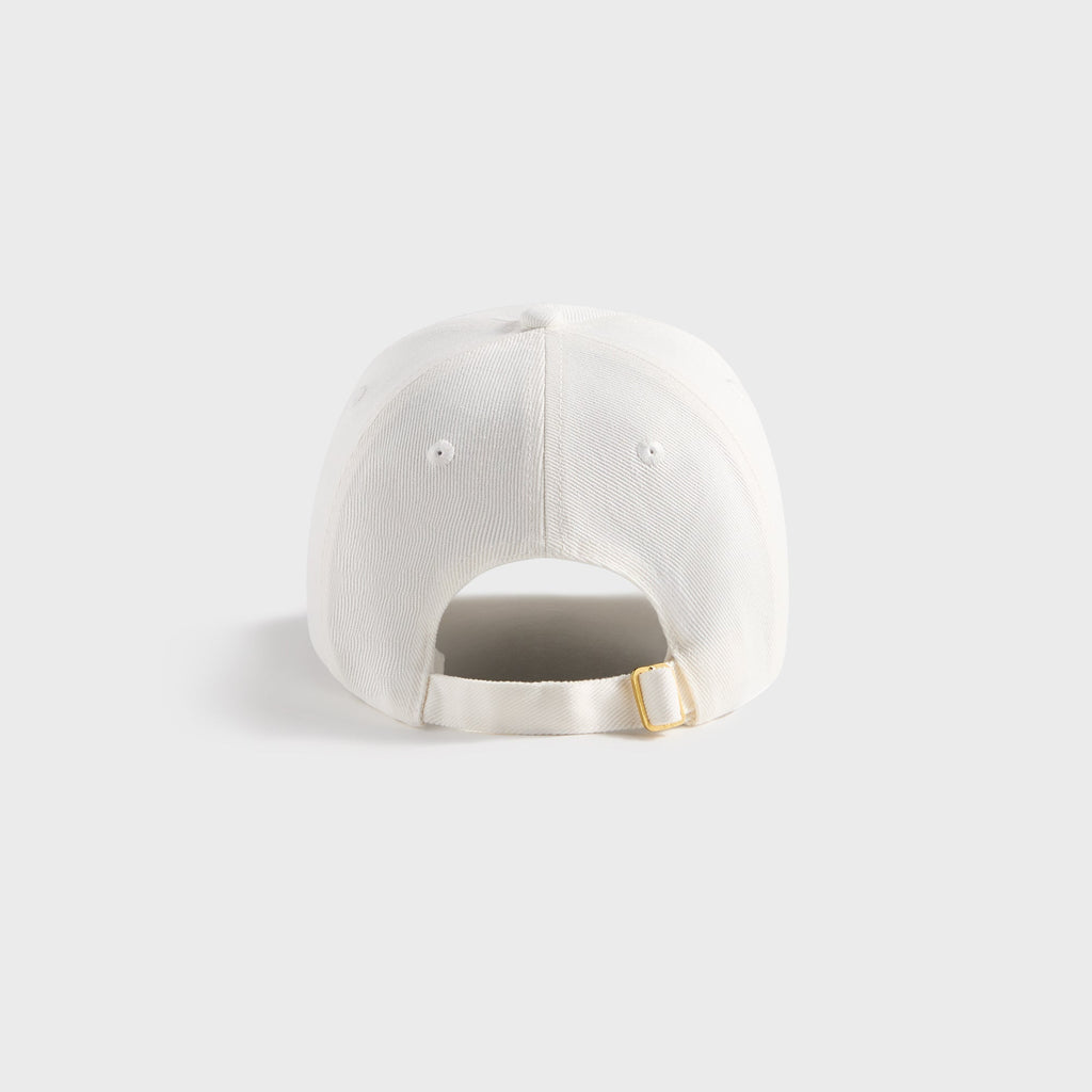 Casablanca Silver Logo Patch Cap - White