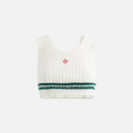 Casablanca Casa Sport Boucle Top - White