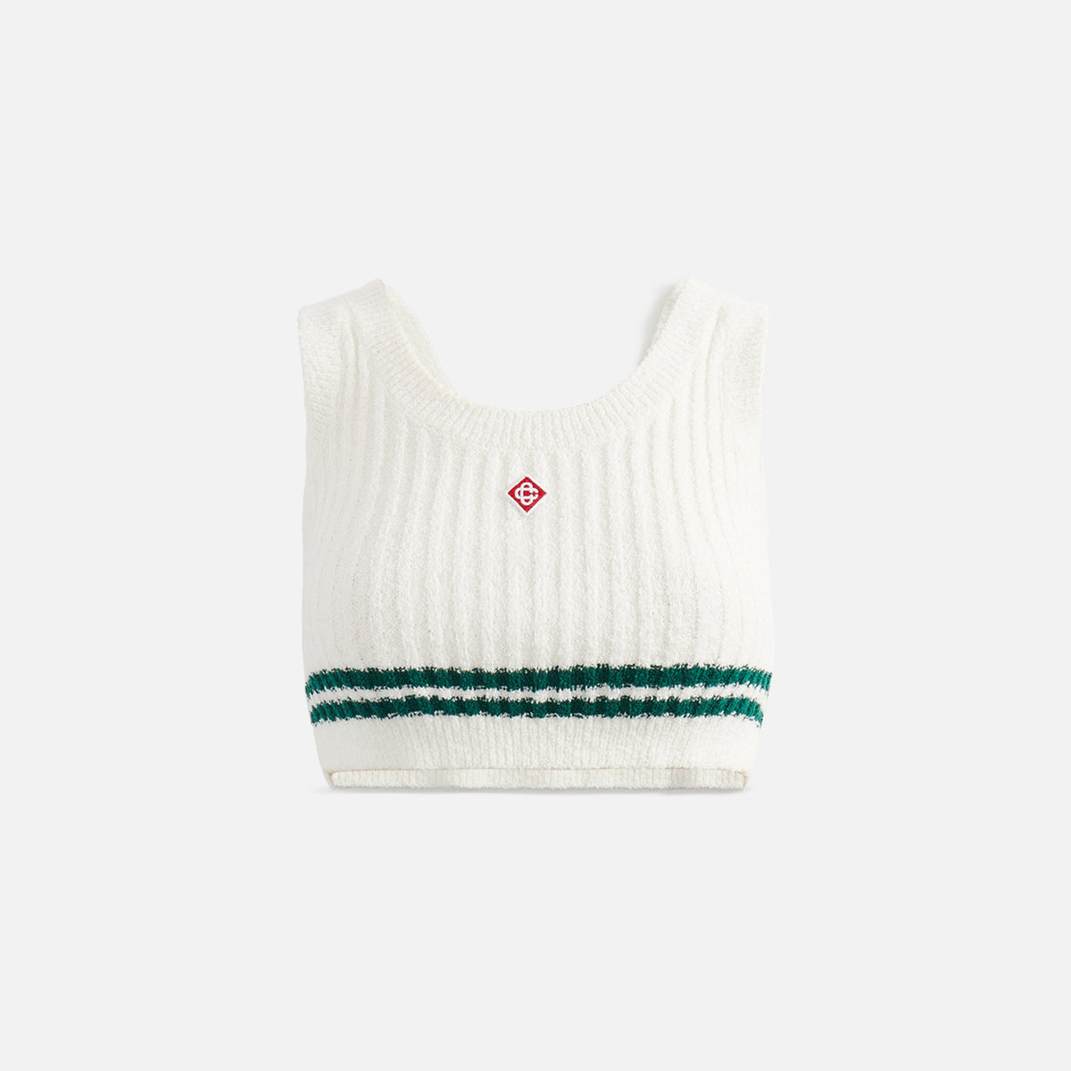 Casablanca Casa Sport Boucle Top - White