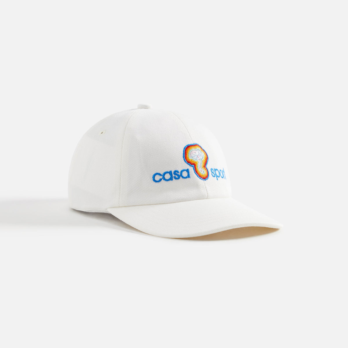 Casablanca Mind Vibrations Embroidered Cap - White