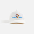 Casablanca Mind Vibrations Embroidered Cap - White