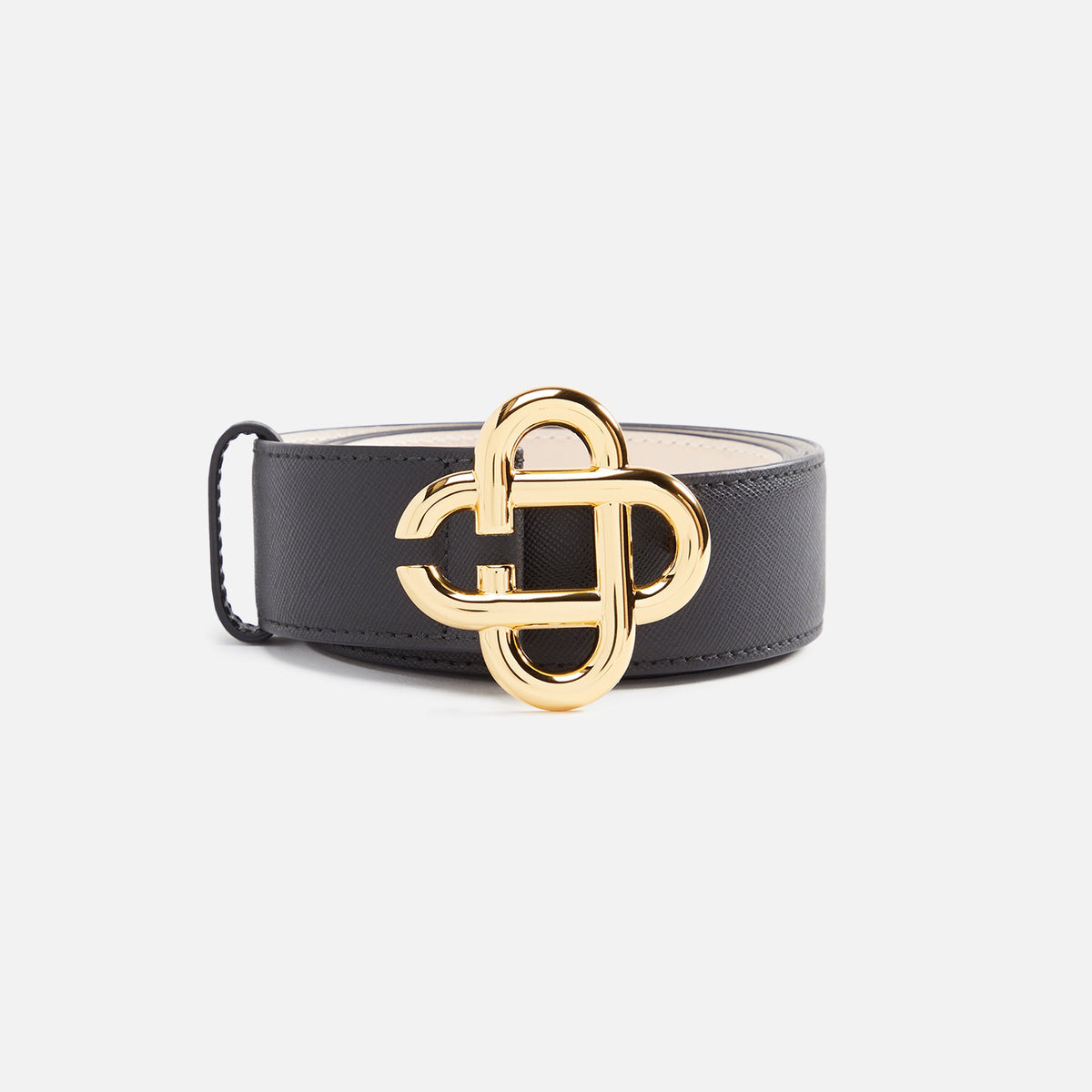 Casablanca Mens CC Buckle Belt - Black