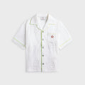 Casablanca Towelling Monogram Short Sleeve Shirt - Green