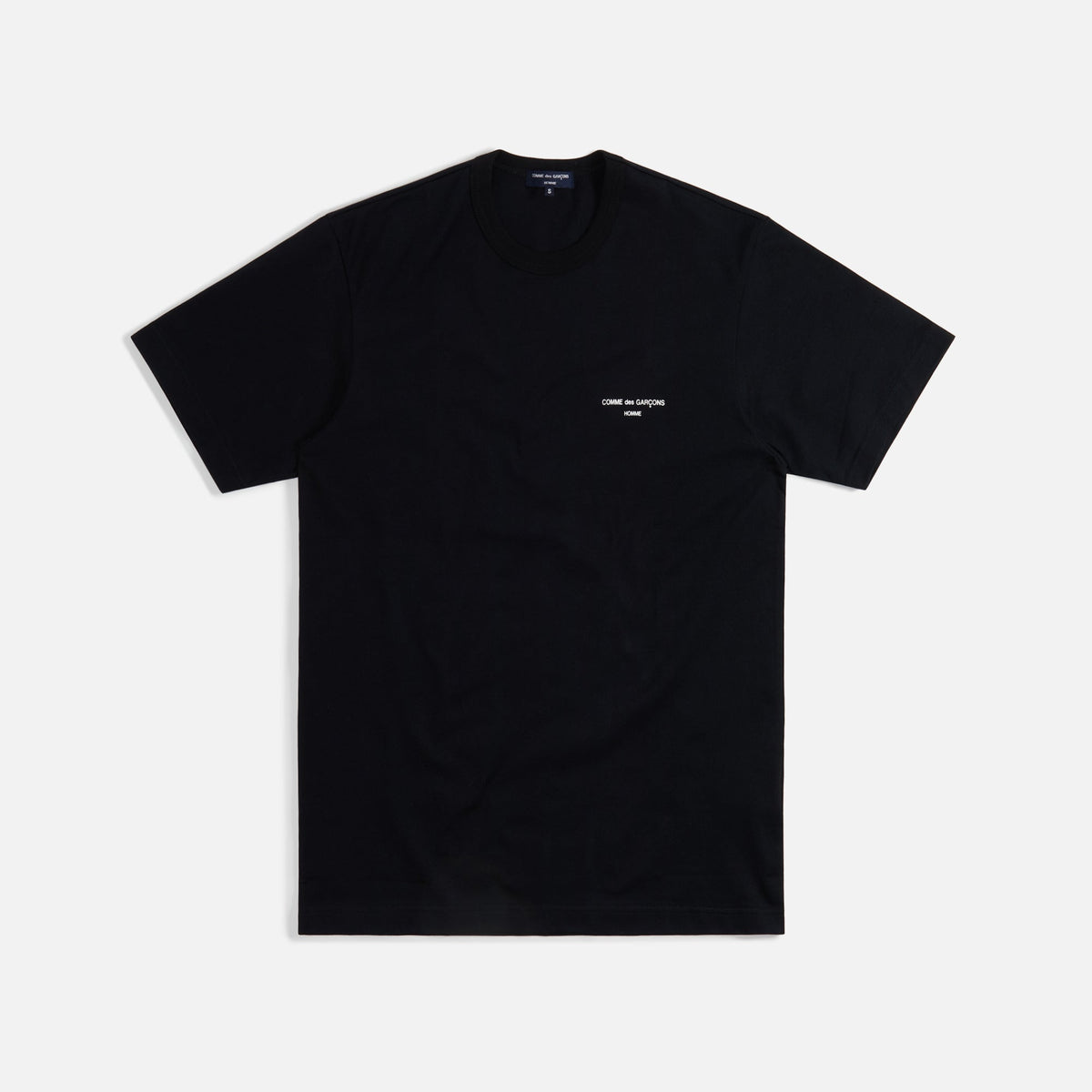 Comme des Garçons Homme Cotton Jersey Tee - Black