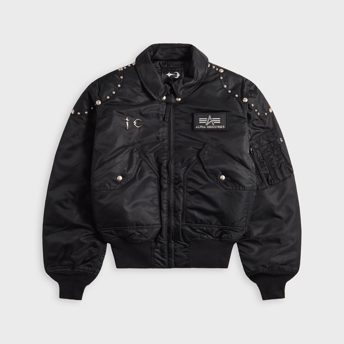 Alpha Industries Thug Club X Alpha Cwu 45P Rivet Version Jacket - Black