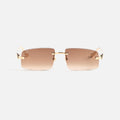Cartier Rectangular Frames - Gold Brown