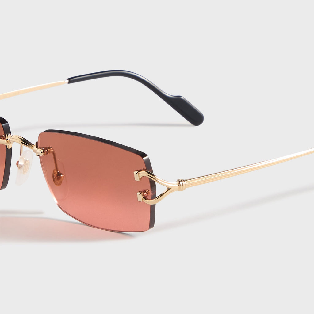 Cartier CT0550S Sunglasses - Gold / Red