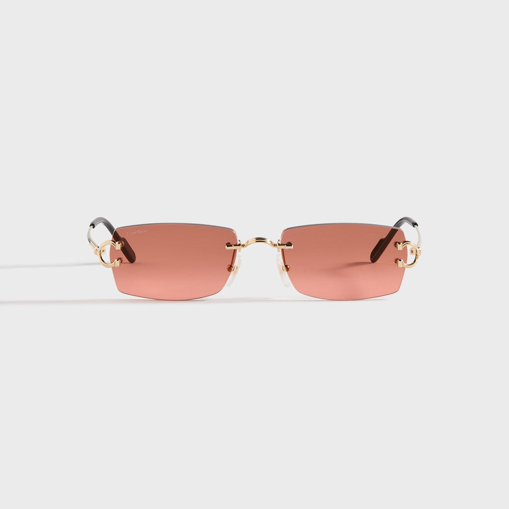 Cartier CT0550S Sunglasses - Gold / Red
