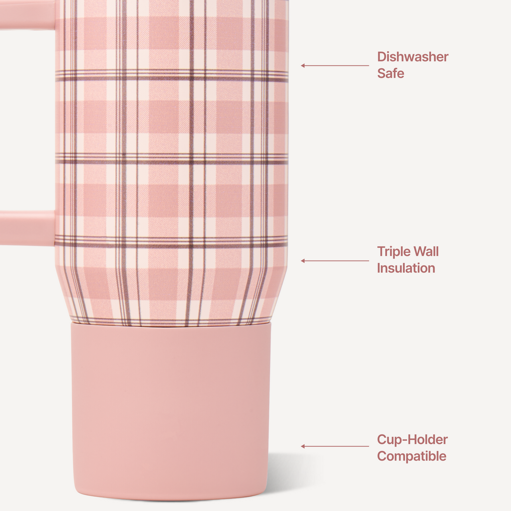 Coffee Traveler - Pillow Talk Plaid - image 5