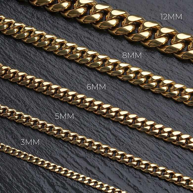 GLD PROMO GLD Signature Cuban in Yellow Gold- 12mm