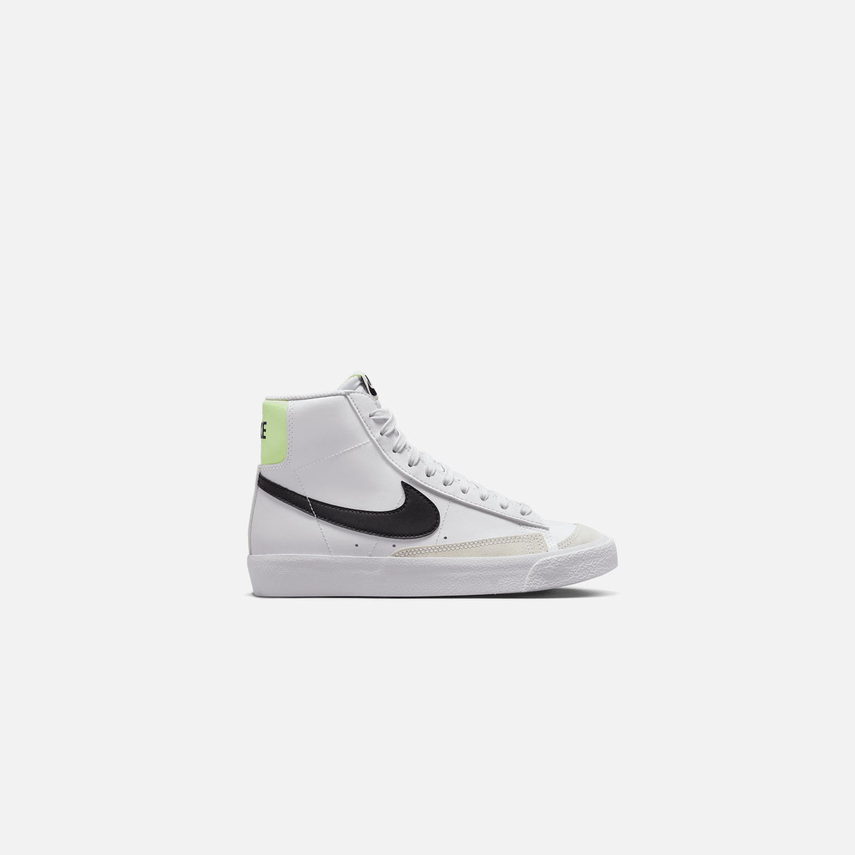 Nike Grade School Blazer Mid `77 - White / Black / Barely Volt