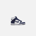 Nike Pre-School Dunk High - White / Midnight Navy / Total Orange