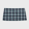 GUIZIO Chamonix Tartan Mini Skirt - Emerald Navy Classic Tartan