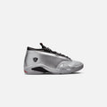 Nike WMNS Air Jordan 14 Retro Low - Metallic Silver / Fire Red / Wolf Grey / Black