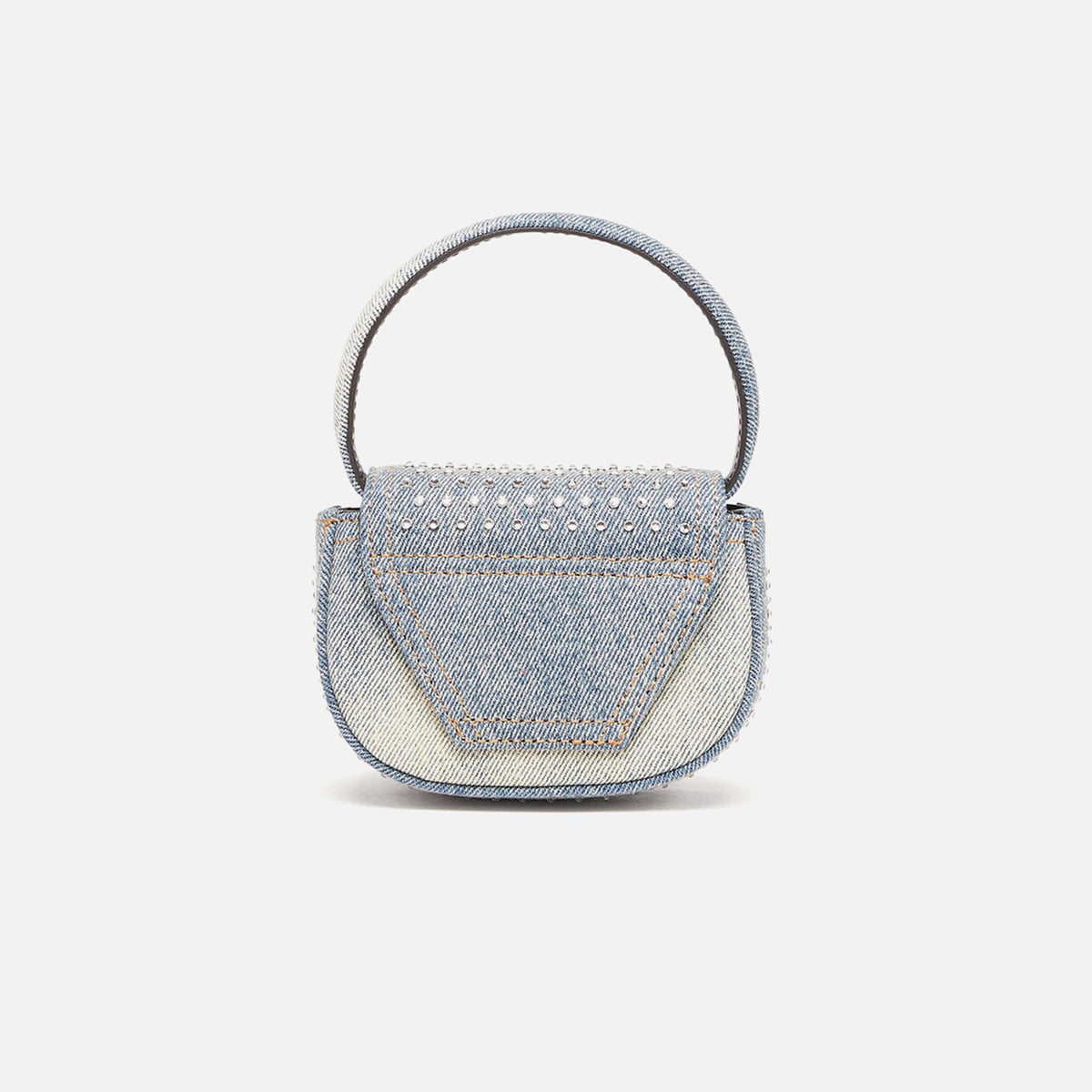 Diesel Mini D Logo Bag - Washed Denim Diamonds