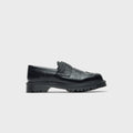 Dr. Martens Penton Brogue Emboss Leather Loafers - Black
