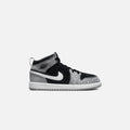 Nike Air Jordan 1 Mid SE - Black / University Red / White / Light Smoke
