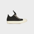 Rick Owens Low Sneaks Scarpe - Denim Black / Milk