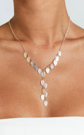 Duffy Leaf Necklace in Gold
