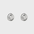 Eliou Marola Spiral Stud Earrings - Silver