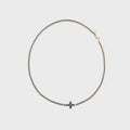 Emanuele Bicocchi Notre Dame Cross Chain Necklace - Silver