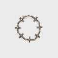 Emanuele Bicocchi Notre Dame Cross Bracelet - Silver