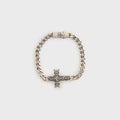 Emanuele Bicocchi Reissue Notre Cross Cross Chain Bracelet - Silver