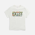 ERL Unisex Exist Print Jersey Tee - White