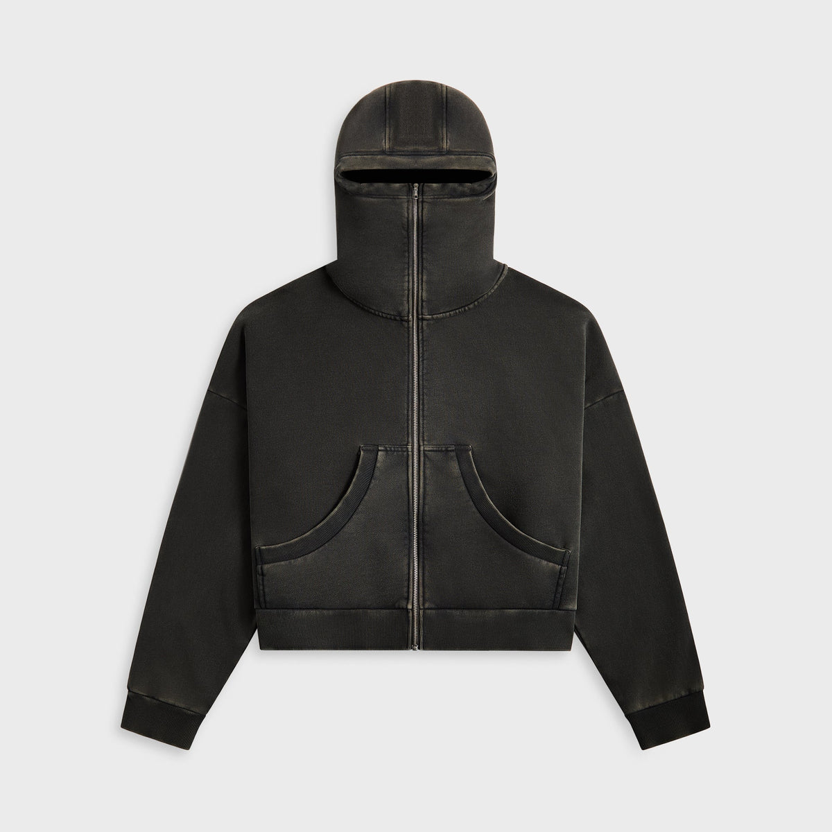 Entire Studios Full Zip - Washed Black