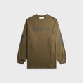 Essentials Sport Mesh Merch Long Sleeve Tee - Moss