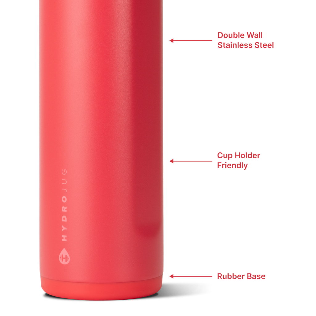 Fruit Punch 24oz Ease2o Features: Locking Lid, Stainless Steel, Rubber Base