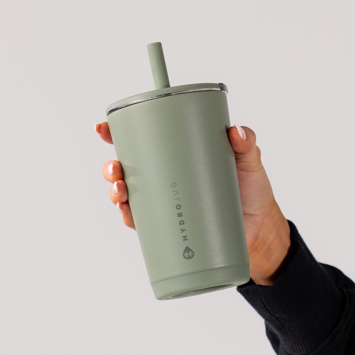 Hand Holding HydroJug Courtyard Everyday Tumbler 14oz
