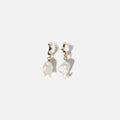 Faris Seep Barogque Drop Earrings - Gold