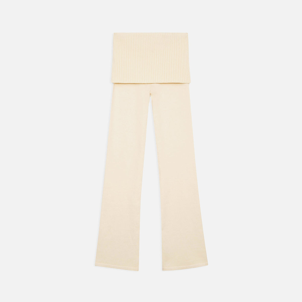 Frankies Bikinis Mason Cloud Knit Pant - French Vanilla