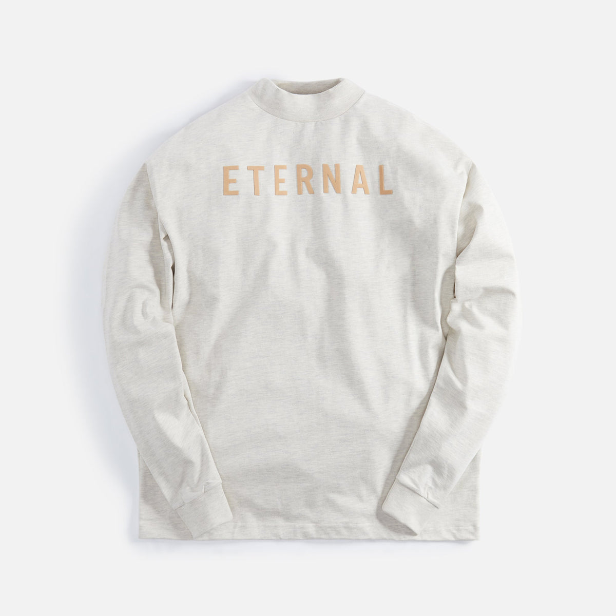 Fear of God Eternal Cotton Long Sleeve Tee - Warm Heather Oatmeal