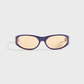 Flatlist Eddie Kyu Sunglasses - Solid Lilac / Orange