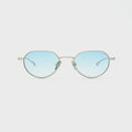 Flatlist Lucien - Brushed Silver / Light Blue Lens