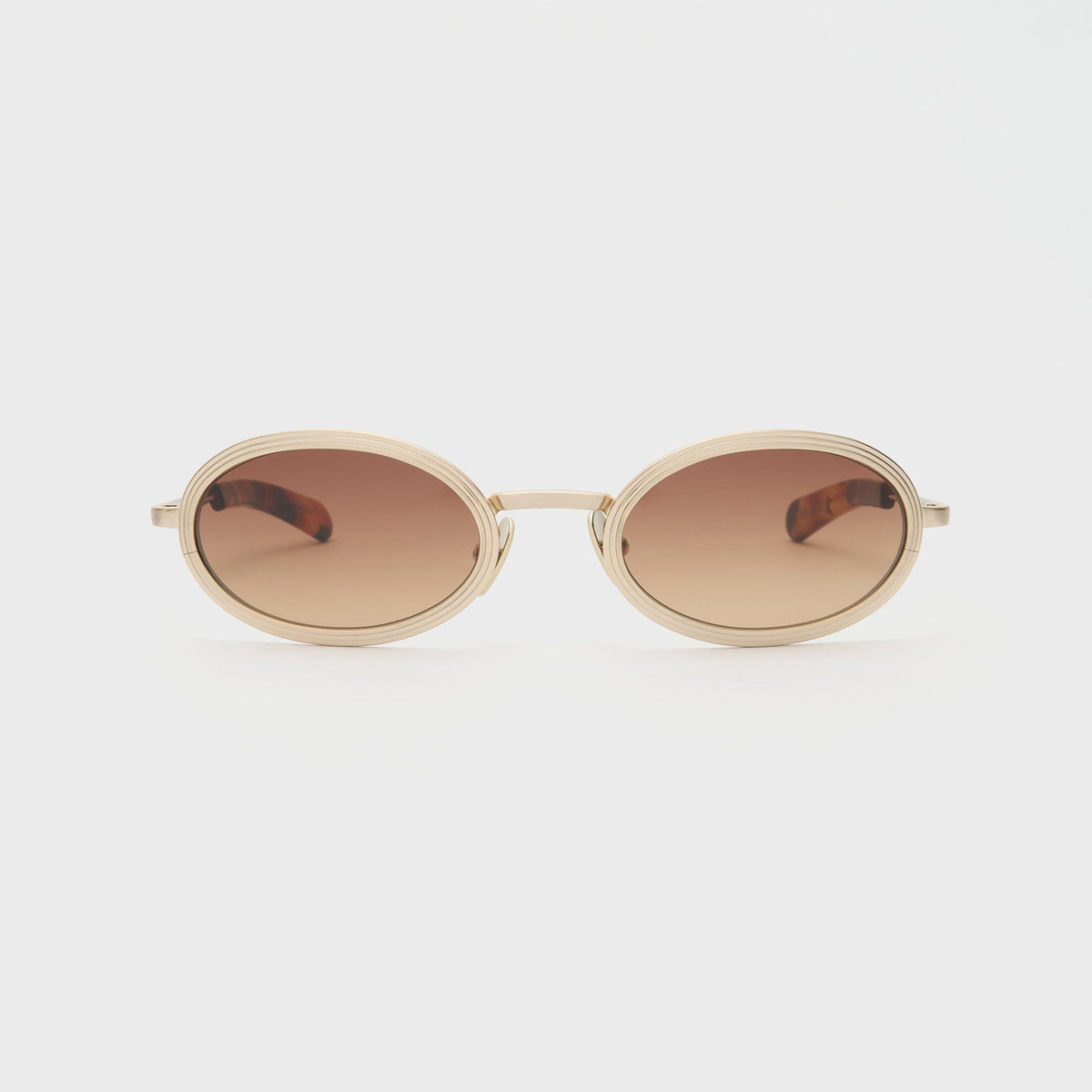 Flatlist Reno - Brushed Light Gold / Classic Havana / Brown Gradient Lens