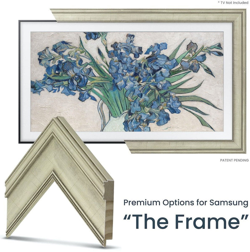 Frame My TV Samsung The Frame  43" Premiere Frame In Antique White - FRM-SF-D5181-43 - image 2