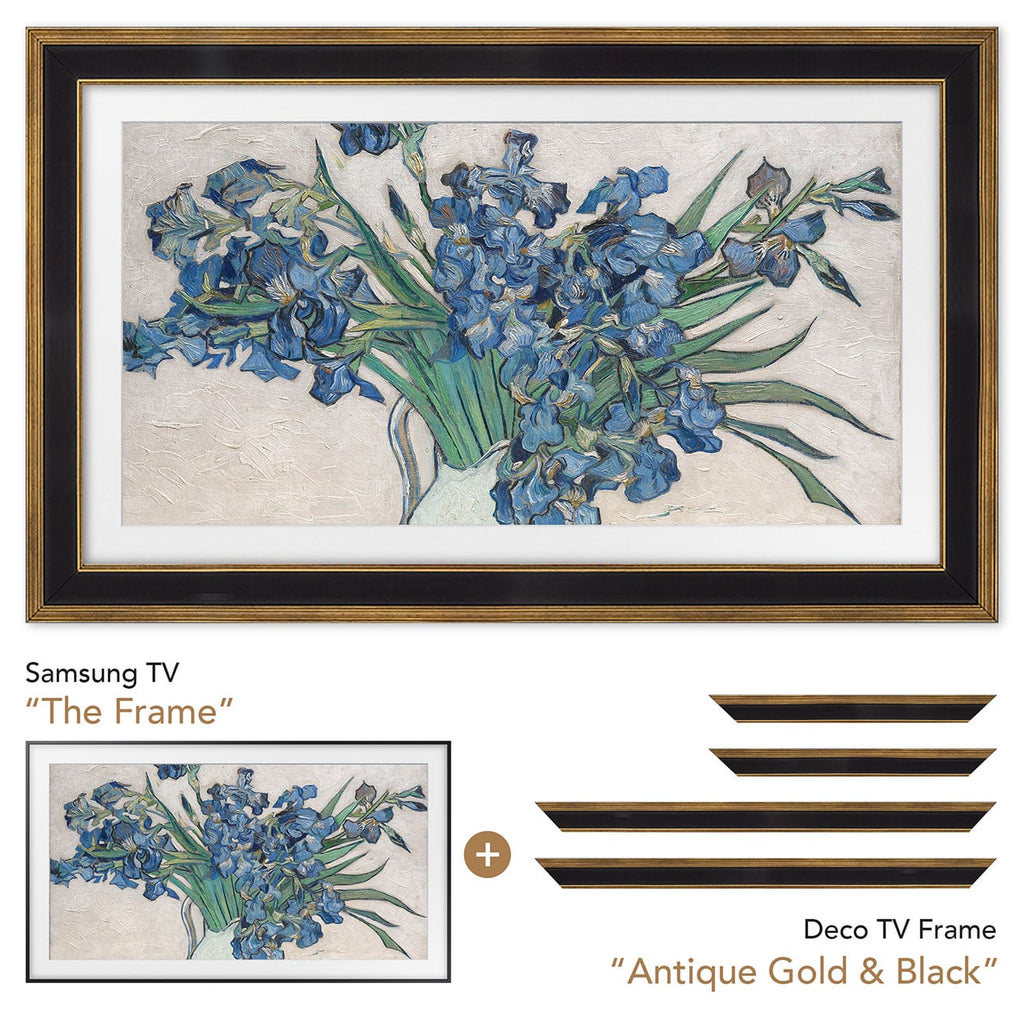 Frame My TV Samsung The Frame  98" Premiere Frame In Antique Gold & Black - FRM-SF-D5183-98-2026 - image 6