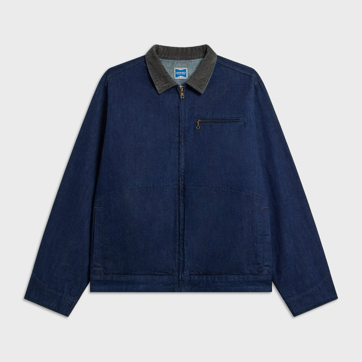Gramicci Japanese Denim Trucker Jacket - Rinsed Indigo