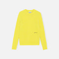 Ganni Brushed Alpaca O-Neck Sweater - Blazing Yellow