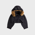 Ganni Ripstop Tri-Layer Cropped Jacket - Phantom