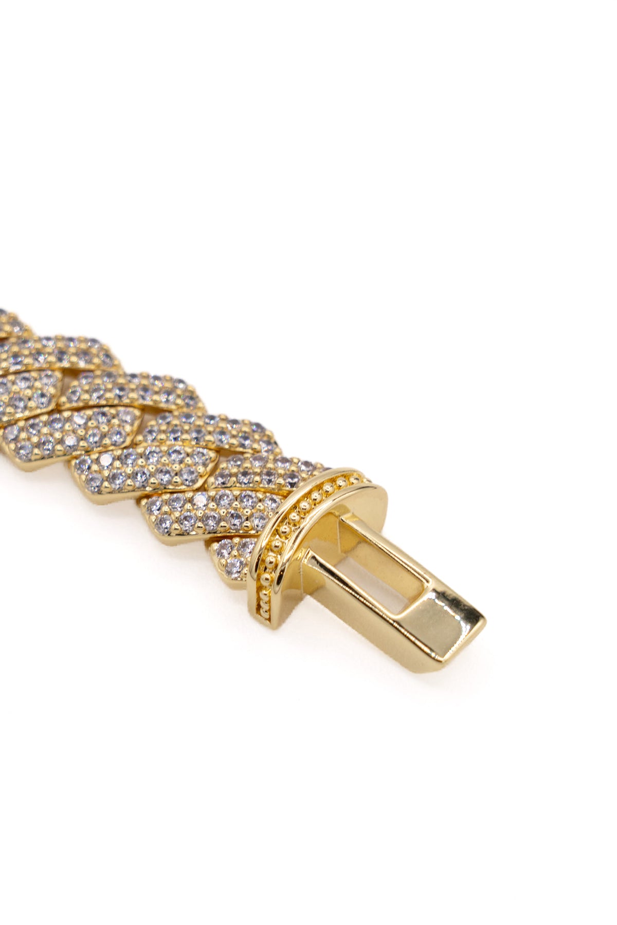 GLD PROMO - WOMEN Nordstrom- Diamond Prong Link Bracelet in Yellow Gold - 12mm