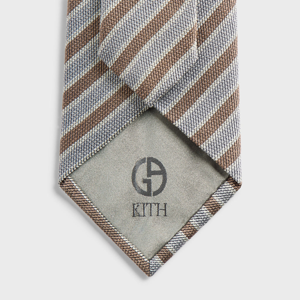 Giorgio Armani & Kith Silk Tie - Concrete