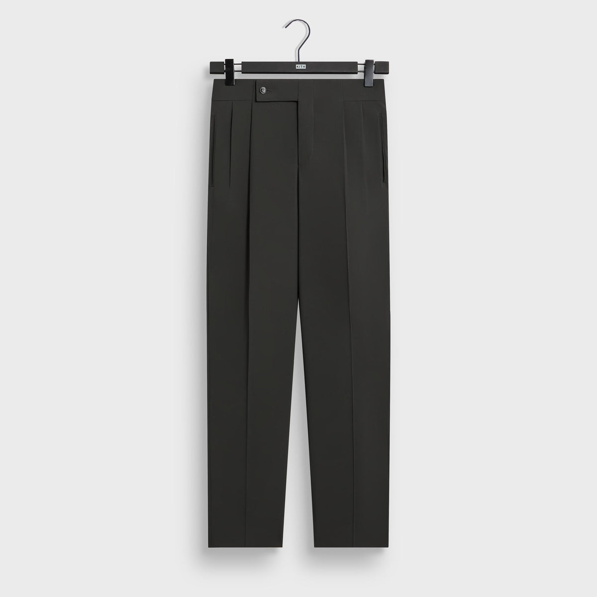 Giorgio Armani & Kith Ivy Wool Crepe Trouser - Charcoal Grey