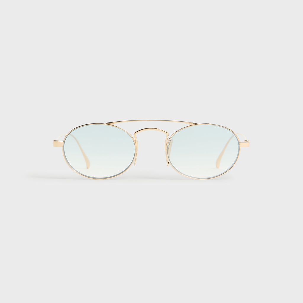 Giorgio Armani & Kith Oval Sunglasses - Titanium