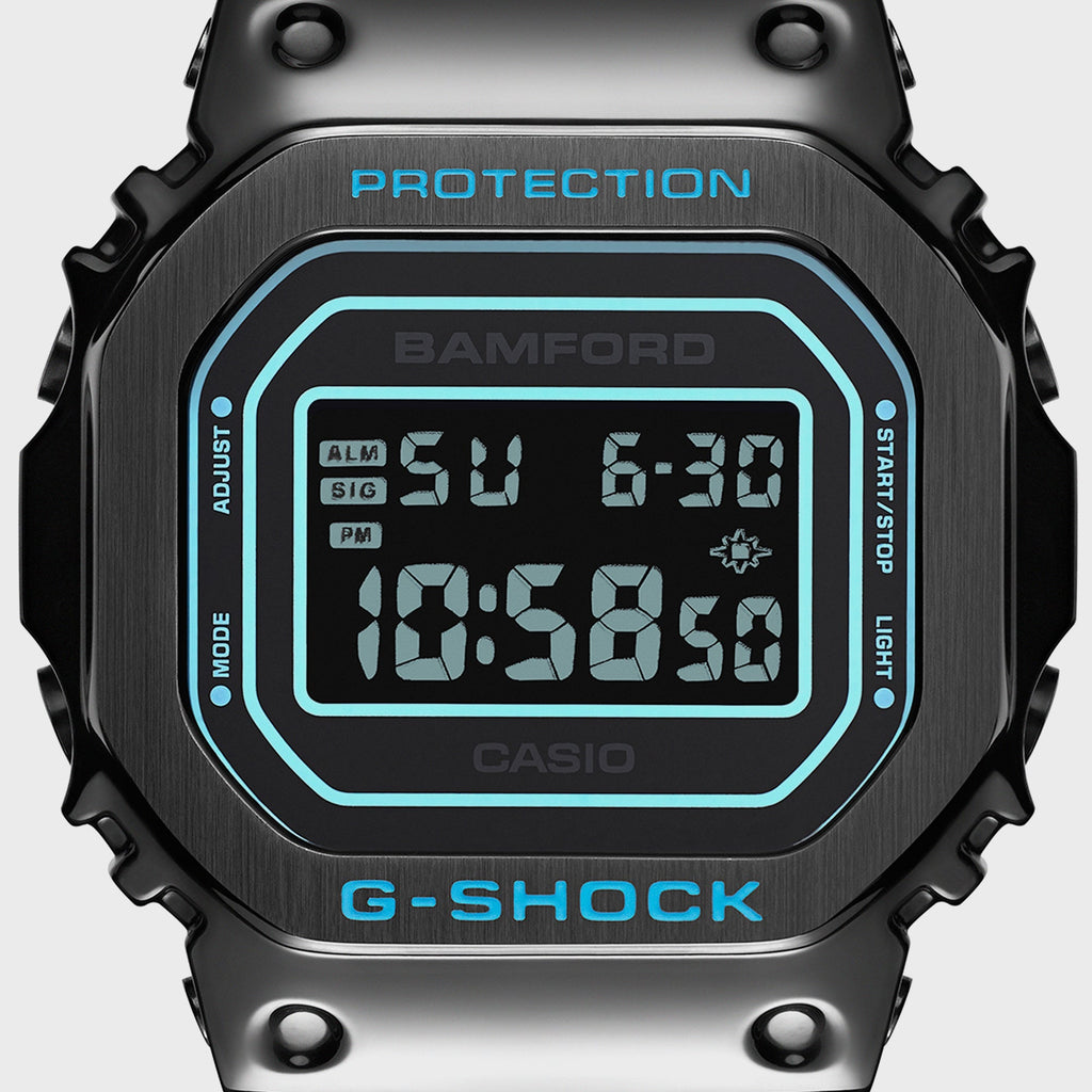 G-Shock x BAMFORD LONDON® 5600 - Black / Blue