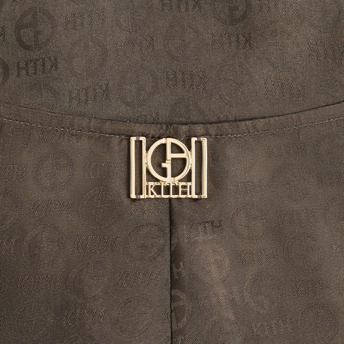 Giorgio Armani & Kith Women Silk Wrap Halter Cover Up - Kindling